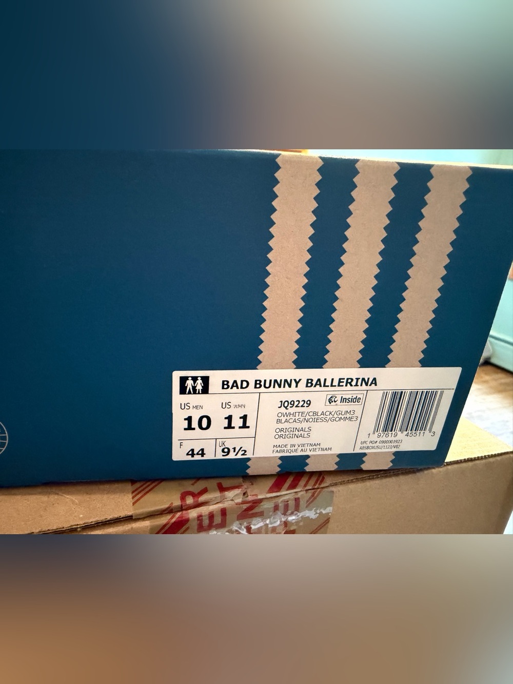 Adidas Ballerina Bad Bunny Off White Black Gum - Picture 8 of 9